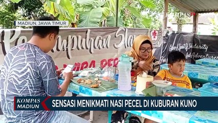 Sensasi Menikmati Nasi Pecel Di Kuburan Kuno