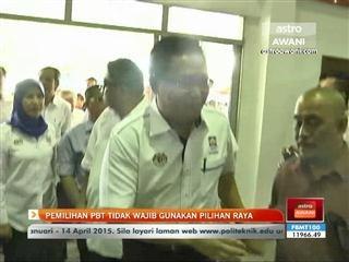 Pemilihan PBT tidak wajib gunakan pilihan raya