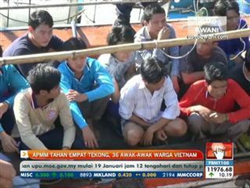 APMM tahan empat tekong dan 36 awak-awak warga Vietnam