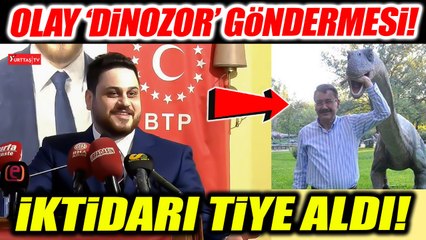 Hüseyin Baş iktidarı tiye aldı! Olay 'dinozor' göndermesi!