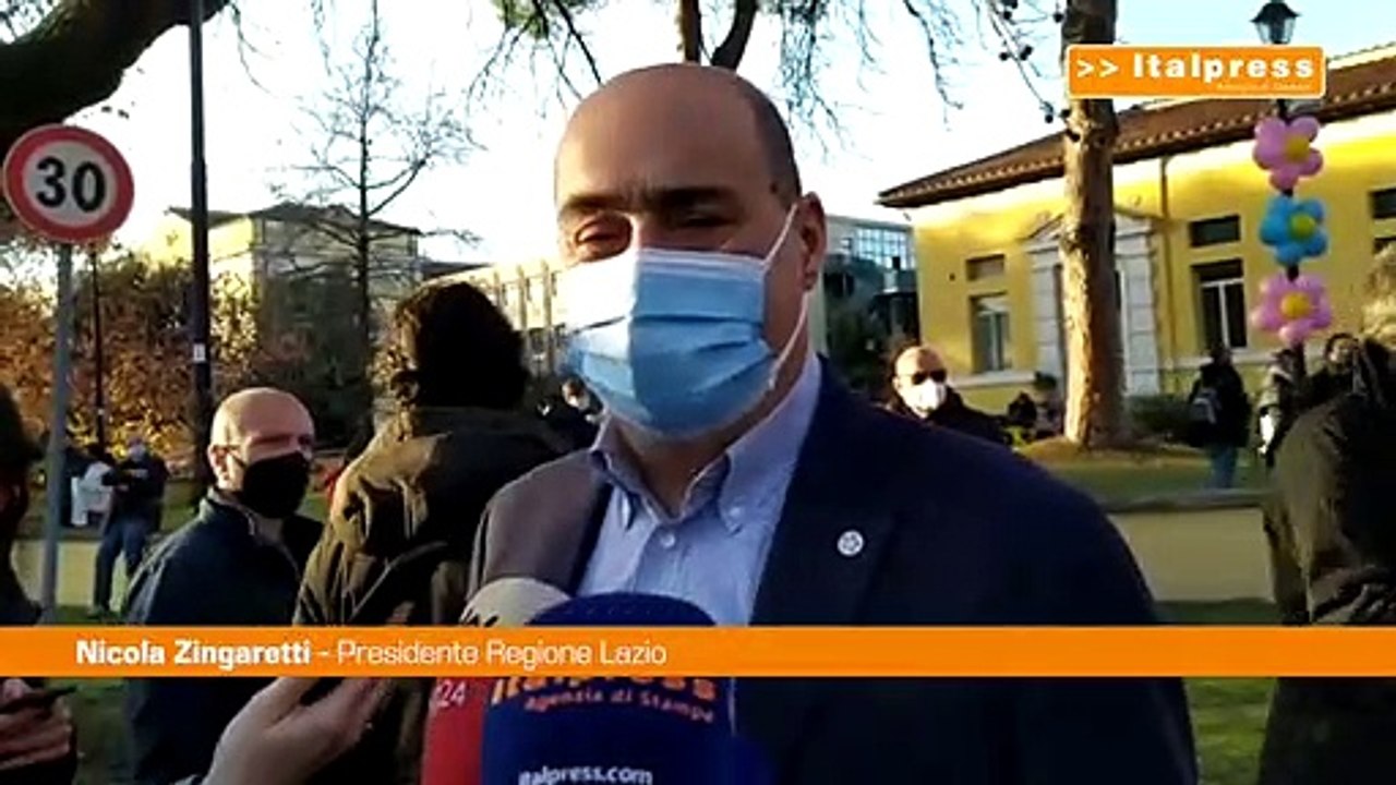 V-Day pediatrico Lazio, Zingaretti "Vaccinare bambini atto d'amore"