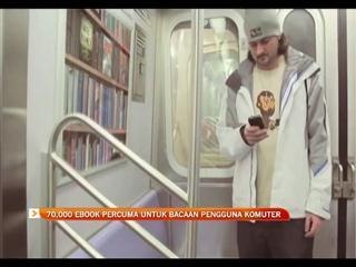70,000 eBook percuma untuk bacaan pengguna komuter