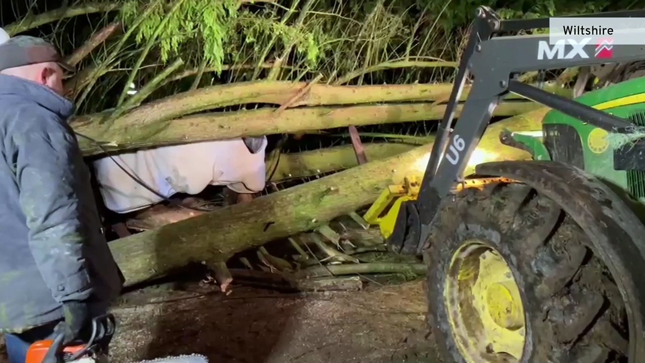 Storm Franklin leaves flood devestation across the UK