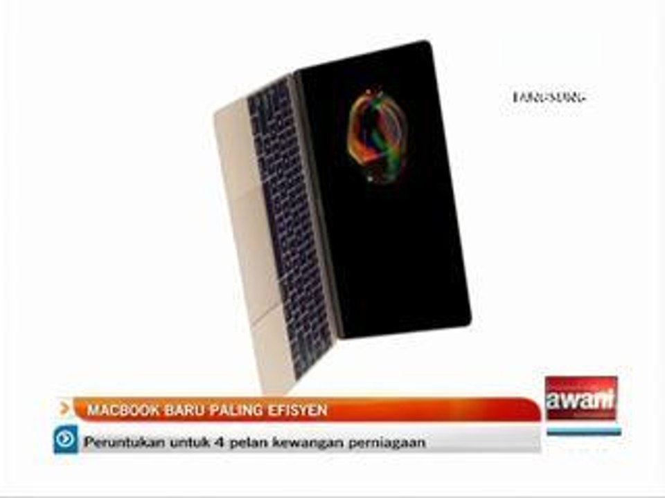 Macbook baru paling efisyen