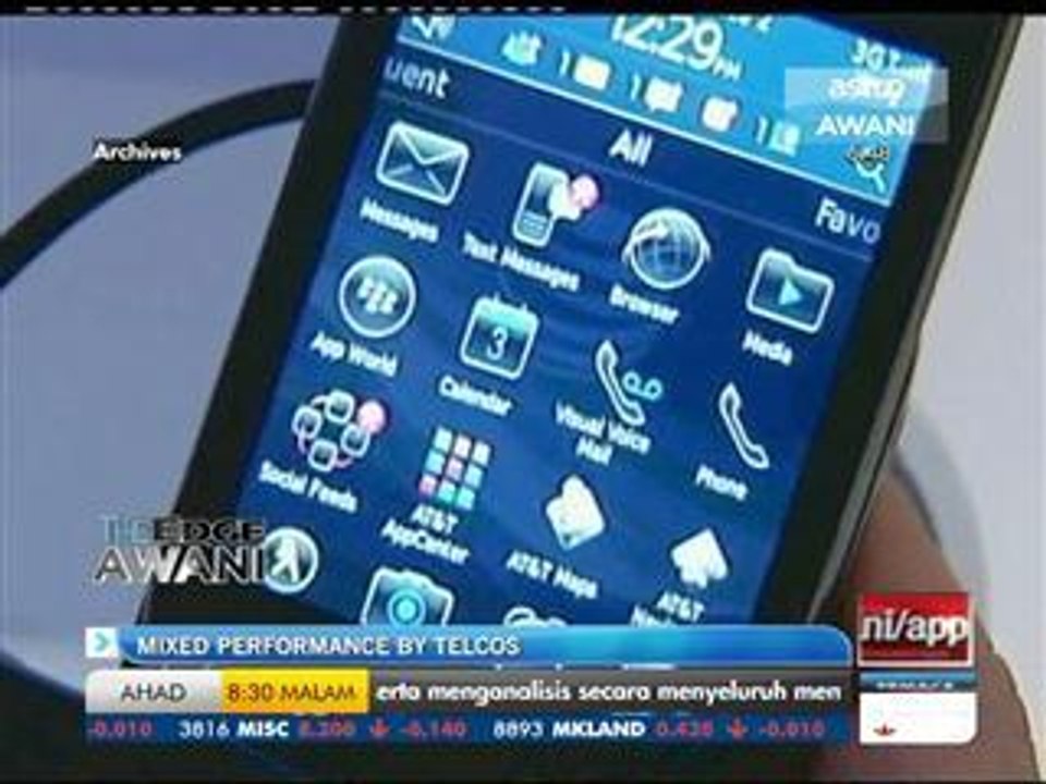 Mixed performance by telcos