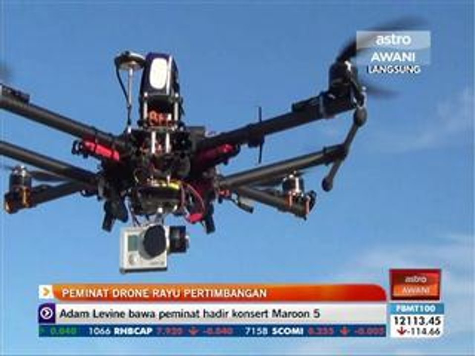 Peminat drone rayu pertimbangan