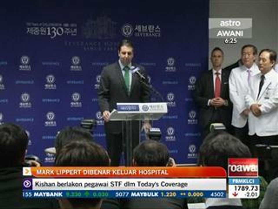 Mark Lippert dibenar keluar hospital