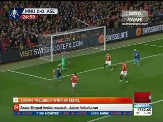 Danny Welbeck wira Arsenal