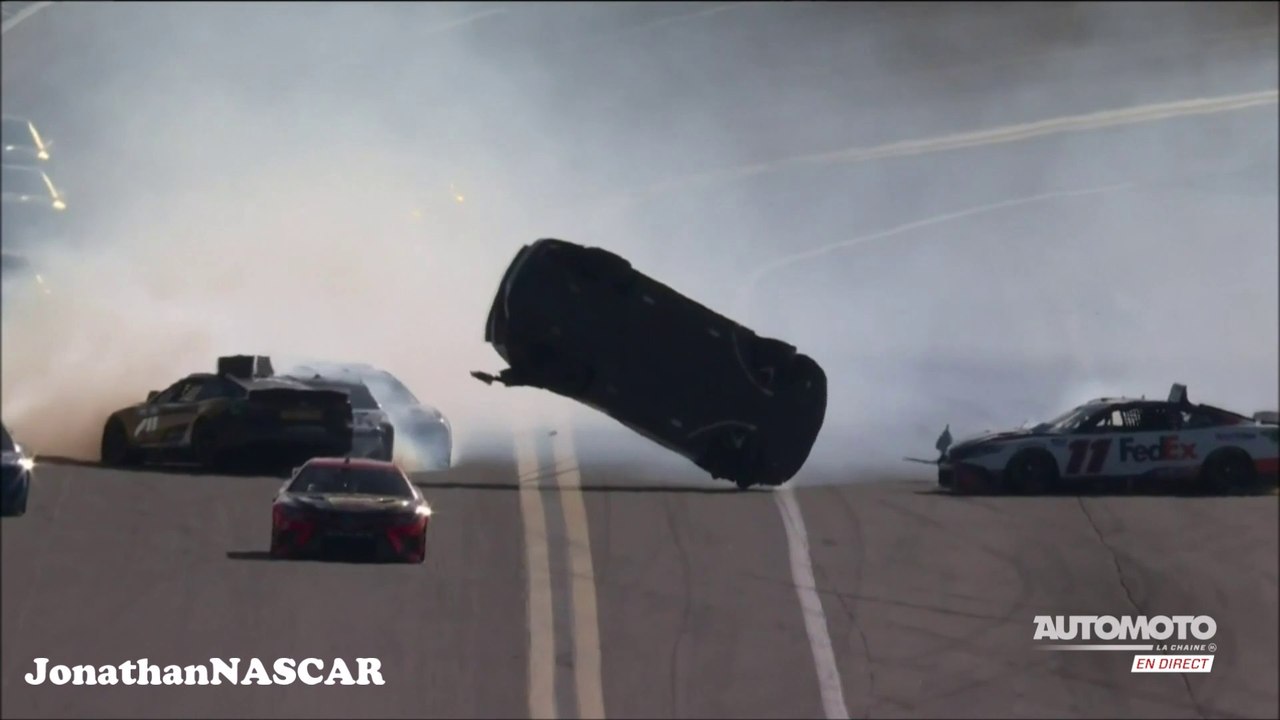 Harrison Burton Big Crash Daytona 500 2022 NASCAR Cup Series