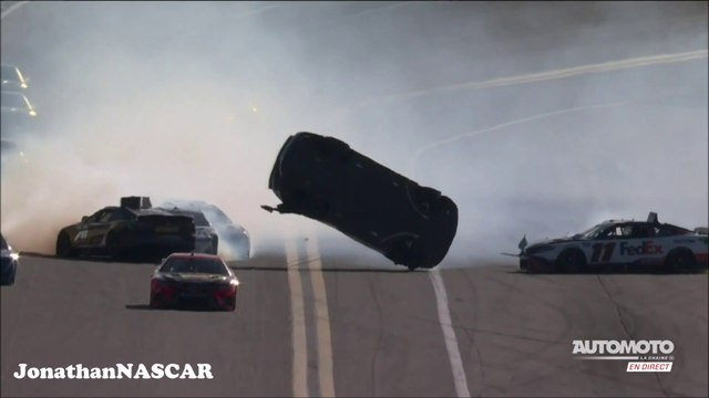 Harrison Burton Big Crash Daytona 500 2022 NASCAR Cup Series