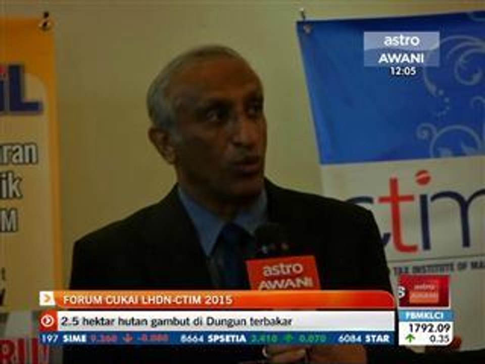 Forum cukai LHDN-CTIM 2015