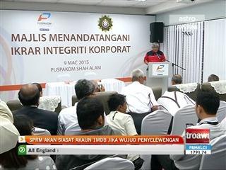 SPRM akan siasat akaun 1MDB jika wujud penyelewengan