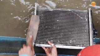 How to Clean a Radiator | Restoration of a radiator | How to flush Car Radiator