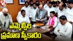 Newly Elected TRS MLCs Take Oath In Legislative Council Chairman's Chamber _ V6 News