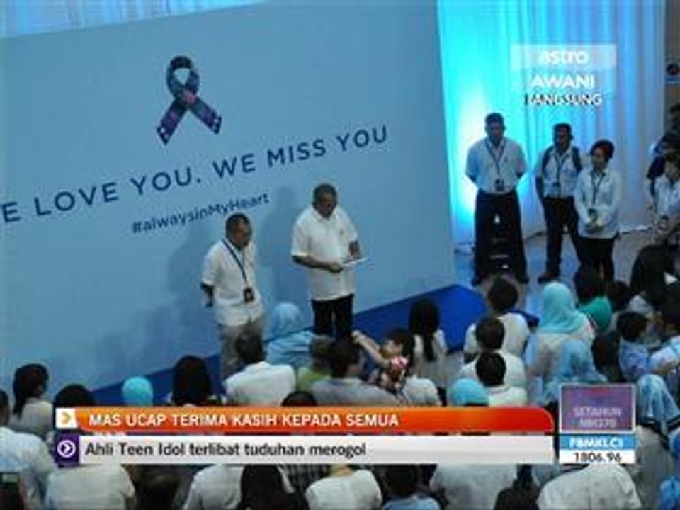 MAS ucap terima kasih pada semua