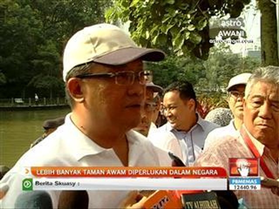 Lebih banyak taman awam diperlukan dalam negara