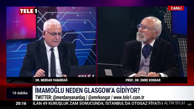 Merdan Yanardağ: Erdoğan Glasgow'a İmamoğlu katılacağı için gitmedi