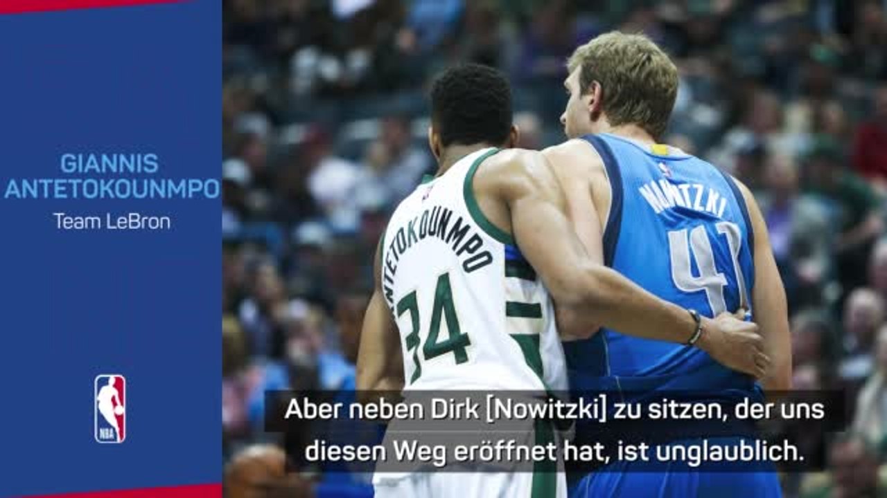 Giannis schwärmt: "Nowitzki war Vorbild für uns"