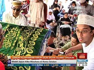 Jenazah Allahyarham Harun Salim Bachik selamat dikebumi