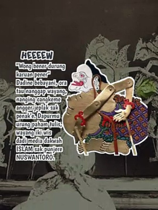 WAYANG DIMUSNAHKAN?