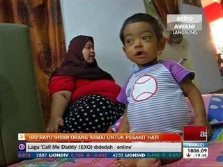 Ibu rayu ihsan orang ramai untuk pesakit hati