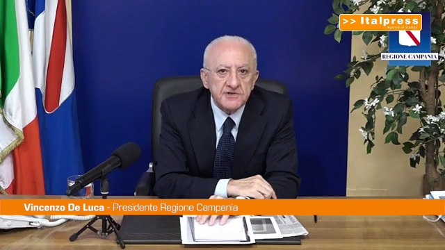 De Luca In Campania non apriremo elementari e medie il 10 gennaio