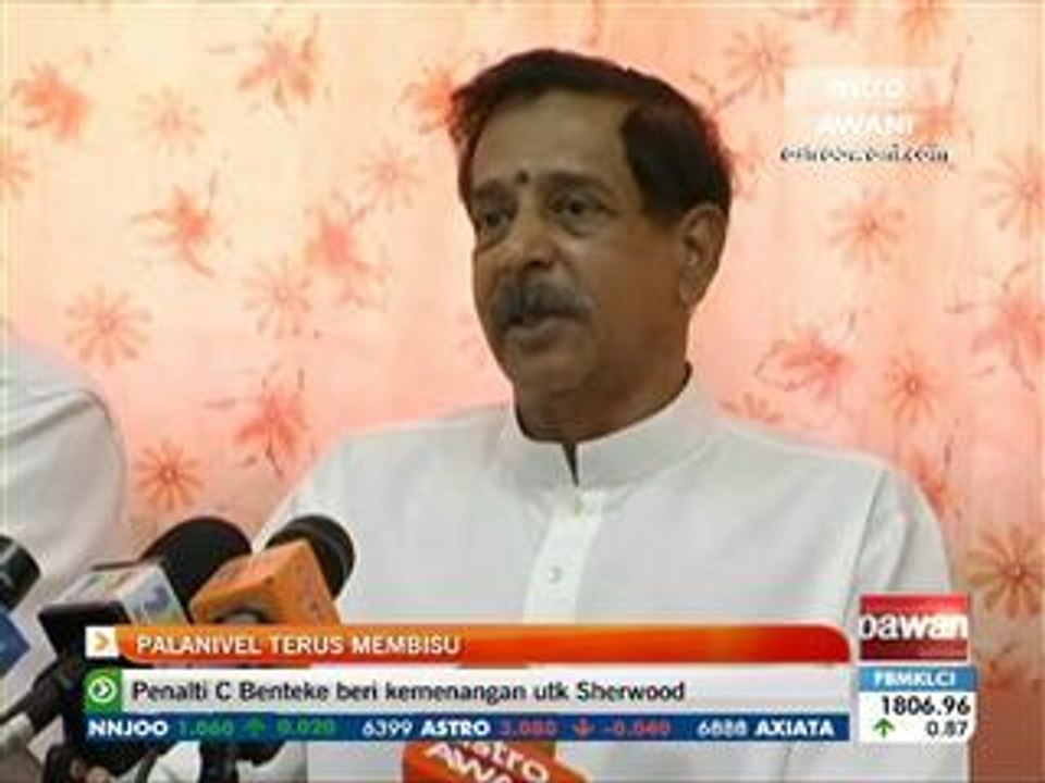 Palanivel terus membisu