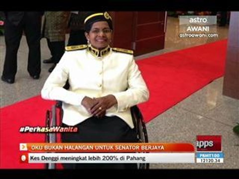 OKU bukan halangan untuk senator berjaya