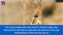 Karnataka: Indian Air Force Deploys Mi-17 Chopper To Rescue Trekker Stuck On Nandi Hills Overhang, Brahmagiri Rock