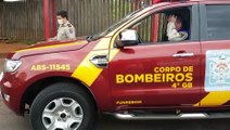 Bombeiros são acionados para combater incêndio em secador na Coopavel