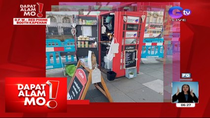 Dapat Alam Mo!: Payphone booths sa London, ginawang coffee shop?!