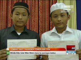 Kembar sakit talasemia cemerlang SPM