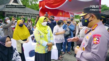 KAPOLRI SEPEKAN : Kapolri Pimpin Vaksinasi Serentak Dari Magelang