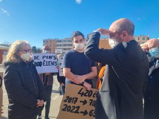 Marseille. Des enseignants en colère interpellent Jean-Michel Blanquer
