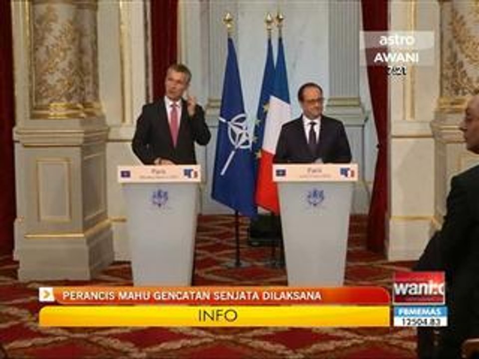 Perancis mahu gencatan senjata dilaksana