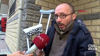 Hırsız akülü sandalyeyi çalıp parçalarına ayırdı.