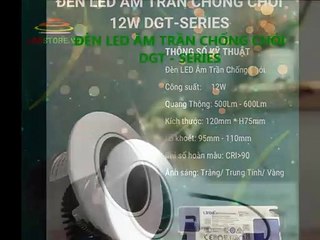 Đèn LED Âm Trần Chống Chói DGT Series