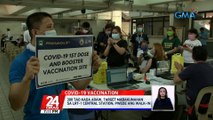 300 tao kada araw, target mabakunahan sa LRT-1 Central Station; pwede ang walk-in | 24 Oras