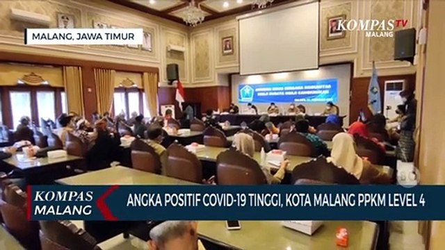 Kasus Covid-19 Tinggi, Kota Malang PPKM Level 4