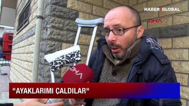 Ümraniye'de akülü sandalyesi çalınan engelli: Ayaklarımı çaldılar