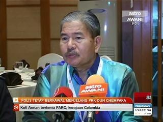 Polis tetap berkawal menjelang PRK DUN Chempaka