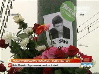 Moscow berkabung mengingati boris Nemtsov