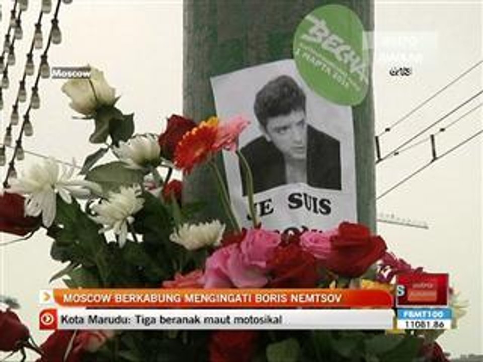 Moscow berkabung mengingati boris Nemtsov