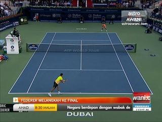 Tenis Terbuka Dubai 2015: Federer melangkah ke final