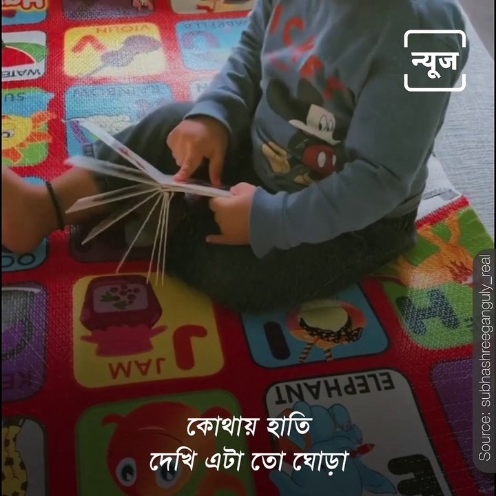 Tollywood Actress Subhashree Ganguly Spends Special Moment With Son Yuvan