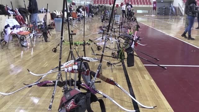 ESKİŞEHİR - Türkiye Üniversiteler Arası Salon Okçuluk Şampiyonası başladı