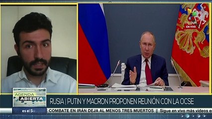 Agenda Abierta 21-02: Putin y Macron proponen tratar con la OCSE el conflicto en Ucrania