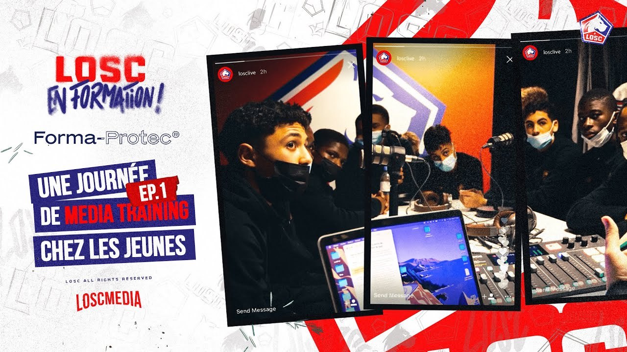 Quand les jeunes Dogues participent à un atelier média training (LOSC... en formation ! épisode 1)