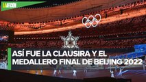 Beijing 2022 apaga su llama olímpica y le pasa la estafeta a Milán-Cortina 2026