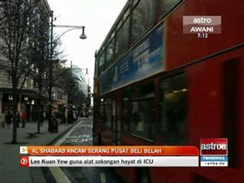 Al Shabaab ancam serang pusat beli belah